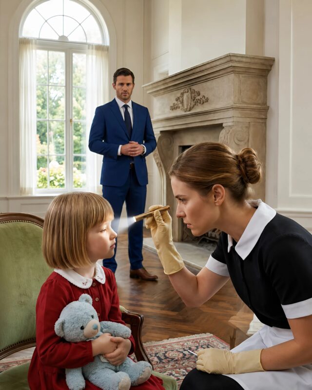 De miljardair liep de kamer binnen en, toen hij zag hoe zijn huishoudster zogenaamd zijn kind mishandelde zonder naar enige uitleg te luisteren, deed hij iets wat iedereen schokte