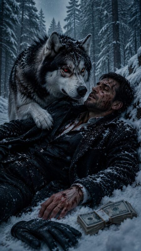 Een verrader liet de maffiabaas achter om te sterven in de sneeuw, maar een enorme husky deed het onmogelijke… Wat daarna gebeurde, schokte iedereen