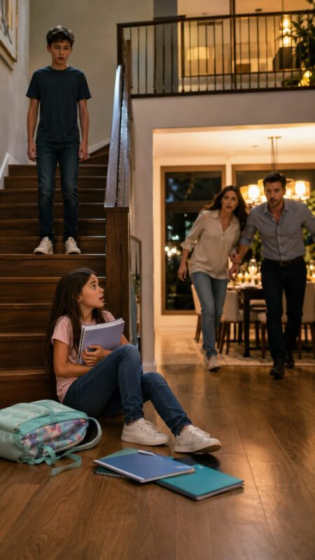 Broer duwde zijn zus van de trap… Maar na de MRI zeiden de artsen slechts één zin tegen de ouders en onthulden ze een angstaanjagende waarheid